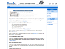 Tablet Screenshot of developers.bumpersoft.com
